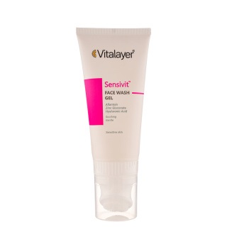 ژل شستشوی صورت ویتالیر مدل Sensivit مناسب پوست حساس حجم ۲۰۰ میلی‌لیتر