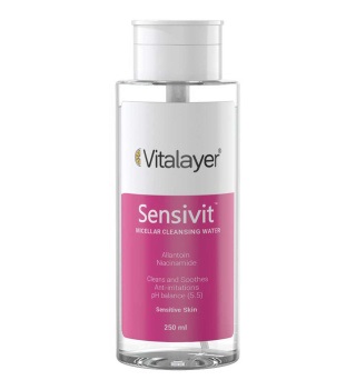 میسلار واتر ویتالیر مدل Sensivit مناسب پوست حساس حجم ۲۵۰ میلی‌لیتر