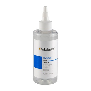تونر صورت ویتالیر مدل Hydravit مناسب پوست خشک و دهیدراته حجم ۲۰۰ میلی‌لیتر
