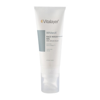 ژل شستشوی صورت ویتالیر مدل White Vit مناسب پوست‌های کدر و مستعد لک حجم 200 میلی‌لیتر